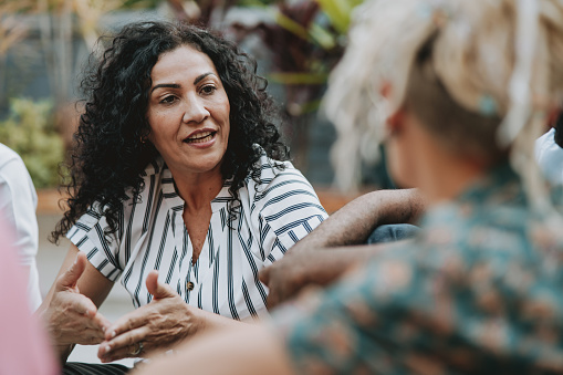 Women connecting